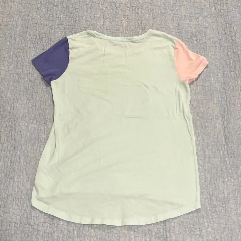 Old Navy Multi Color Short Sleeve Shirt - Girls Size XL (14)